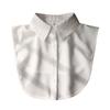Fashion  Front Tie White Fake Collar for Women Stand Detachable Collar Fake Girls Vintage Lace Ladies False Blouse Collar