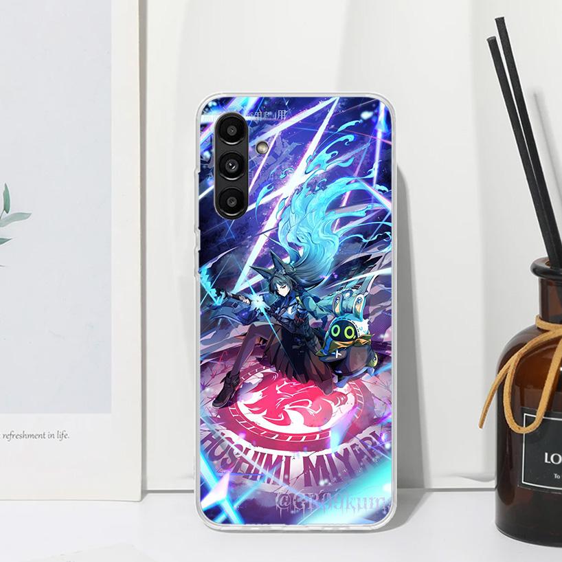 Чехол для телефона Hoshimi Miyabi Zenless Zone Zero ZZZ для Samsung Galaxy A17 A37 A57 A16 A26 A36 A56 A15 A25 A35 A55 A14 A24 A34 A54 A