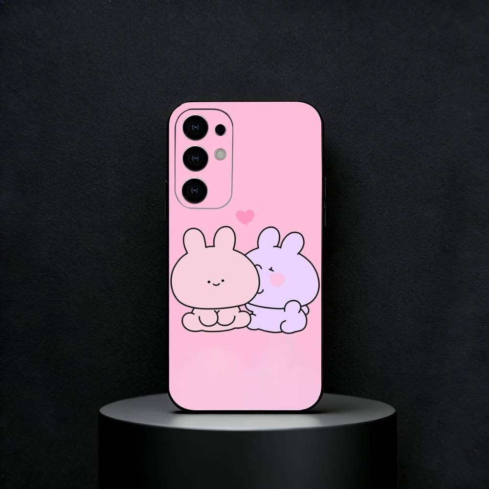 Cartoon A-Asamimichan Phone Case For Samsung S25,S24,S23,S22,S21,S20,Plus,Fe,Lite,Others Black Cover