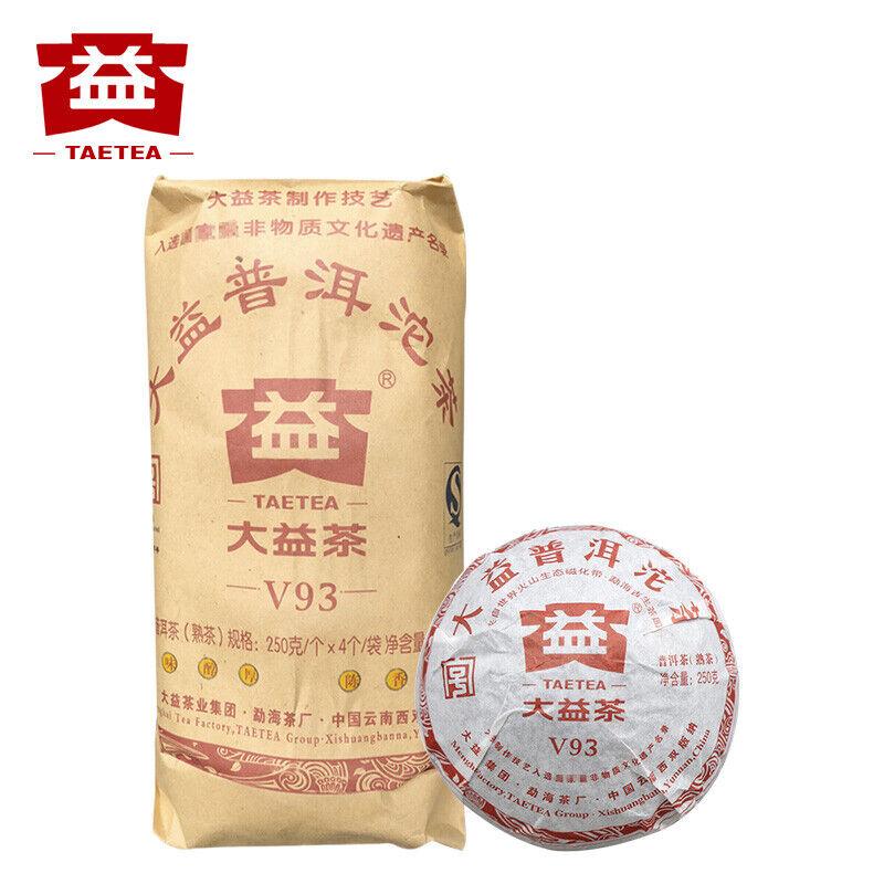 Yunnan Menghai Dayi V93 Чай Пуэр Туо Ча 2011 г. 250г Спелый Пуэр Пуэр Туоча Шу
