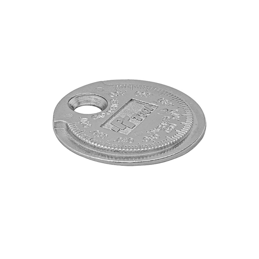 Free Ship Hot Sale 1pc Coin- Type 0.6-2.4mm Spark Plug Gap Gauge Measurement Tool Range Spark Plug Gage Caliber Measuring Tool