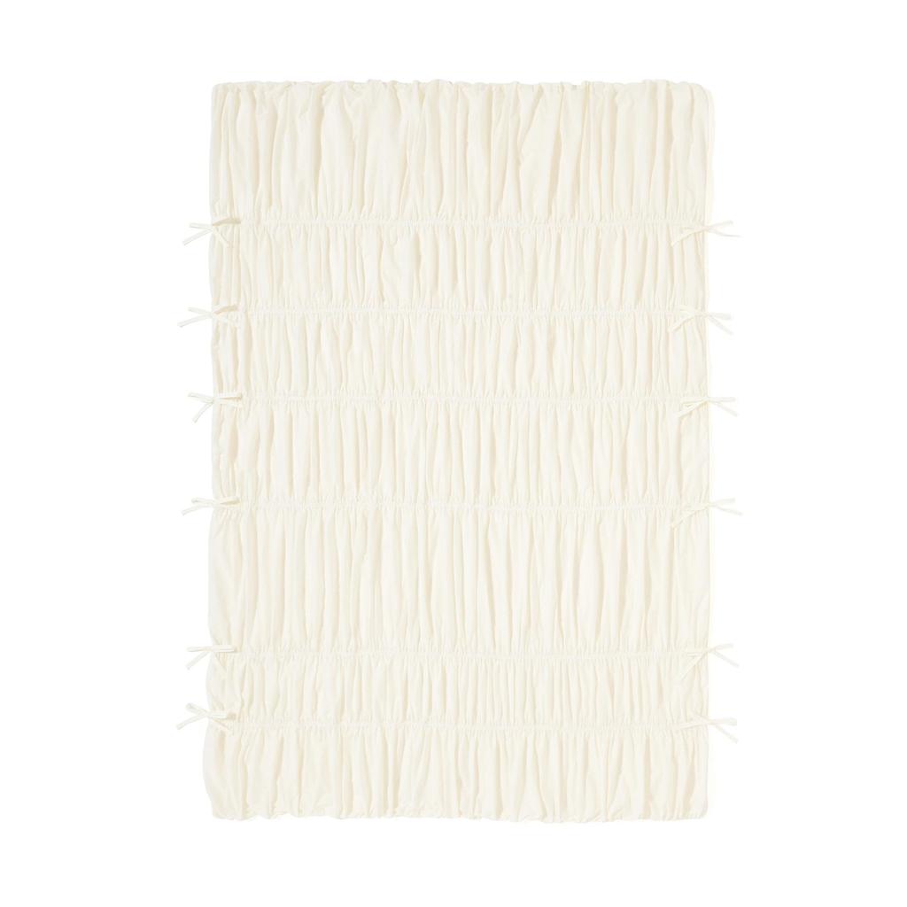 Пододеяльник Francfranc Gathered Ribbon Single Ivory