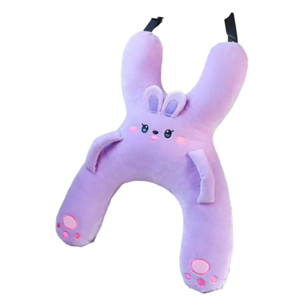 Soft Child Sleeping Pillow Comfortable Car Headrest Cute Lumbar Support Pillow  Kids