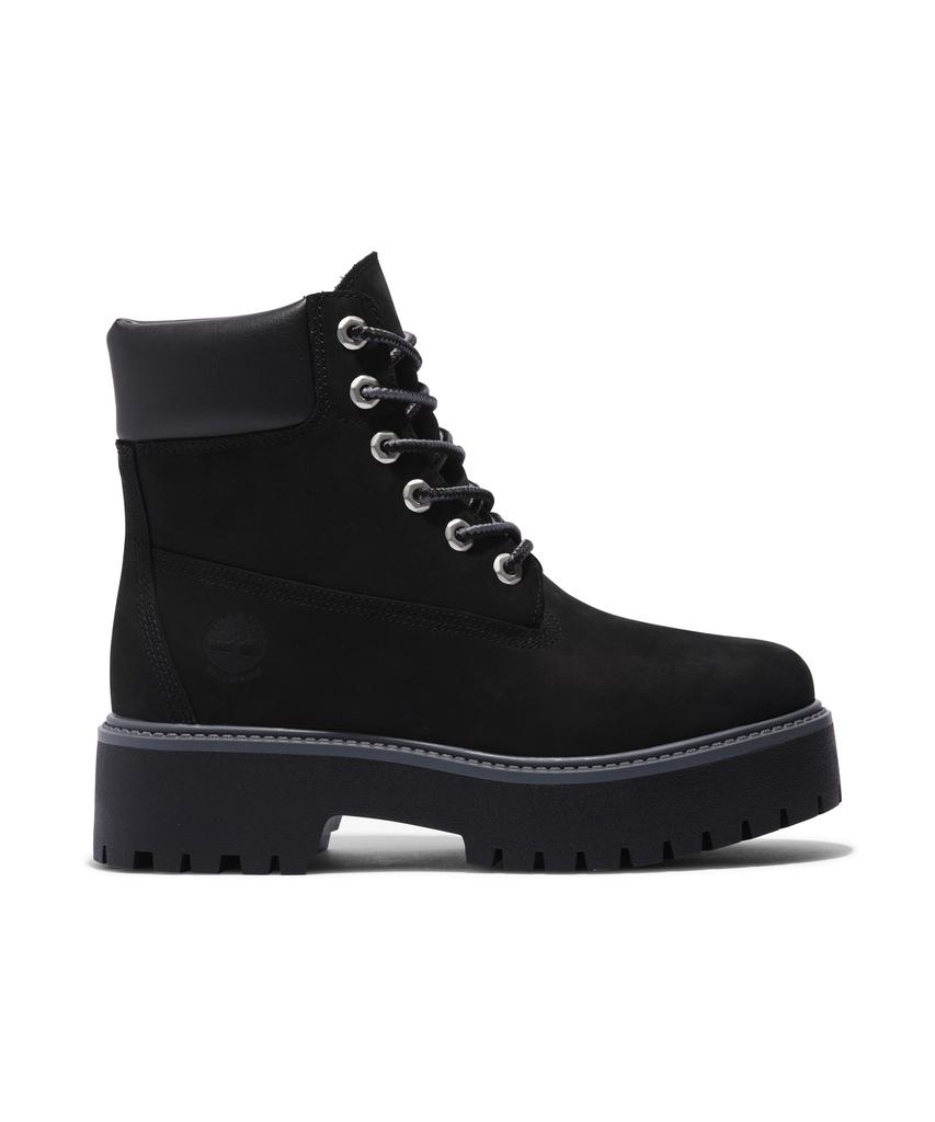 Timberland (Women'S) Stone Street 6-Inch Lace Waterproof Boots - Jet Black / A5Rh5-015