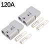 Universal 50A 120A 600V 2 Pin Connector High Current Battery Quick Charging Power Plug for Forklift Car RV Battery UPS Inverter