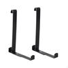 2Pcs Window Sill Planter Box Brackets Hanging Bracket Multipurpose Metal Hooks for Courtyards Simple