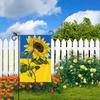 1/2/3Pcs 12" X 18" Sunflower Flag Patriotic Ukrainian National Flag Double Sided Garden Burlap Banner Decoration for Outdoor Home Yard Patio Decor