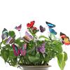 Bonsai Ornaments Garden Decoration Fake Butterflies Simulation Color Artificial Butterfly with Rods