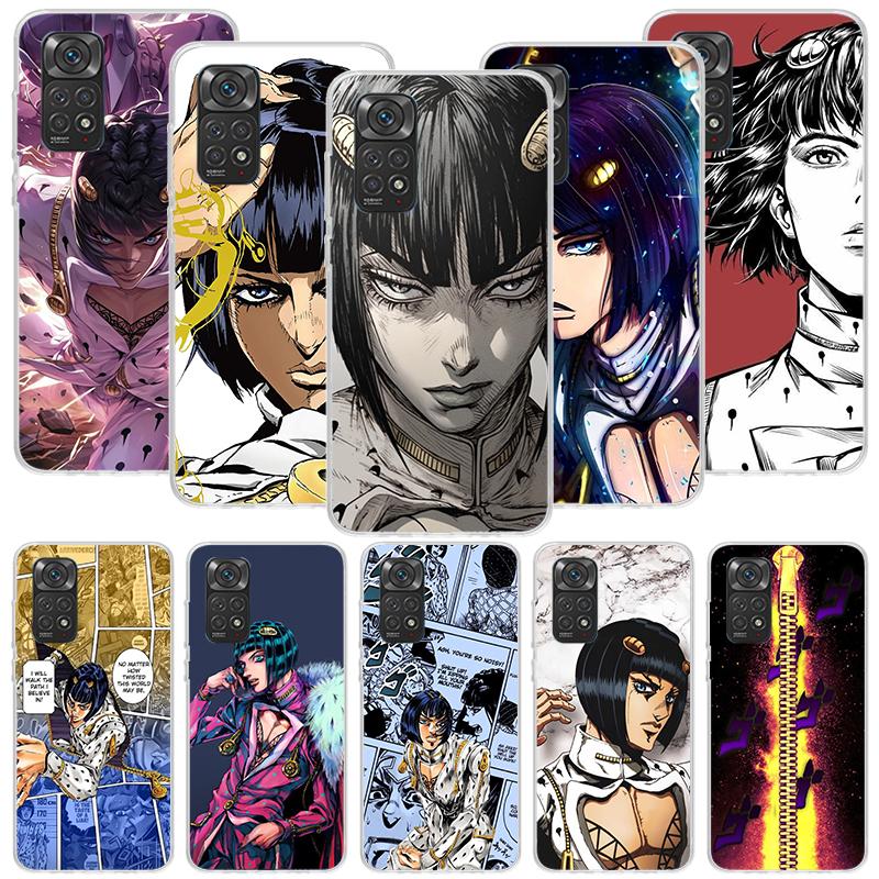 JoJo Adventure Bruno Buccellati Phone Case For Xiaomi Redmi Note 15 14 13 12S 12 Pro Plus 11S 11E 11 11T 10S 10 Art Soft Pattern