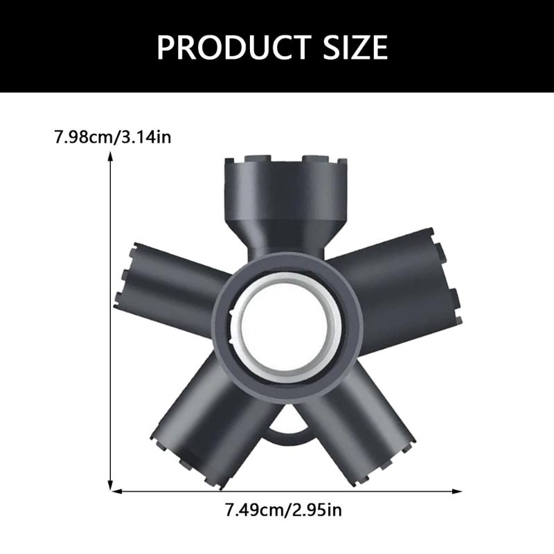 Эргономичная ручка Инструмент для снятия аэратора смесителя Инструмент для смесителя для быстрого и удобного использования дома или энтузиастами DIY