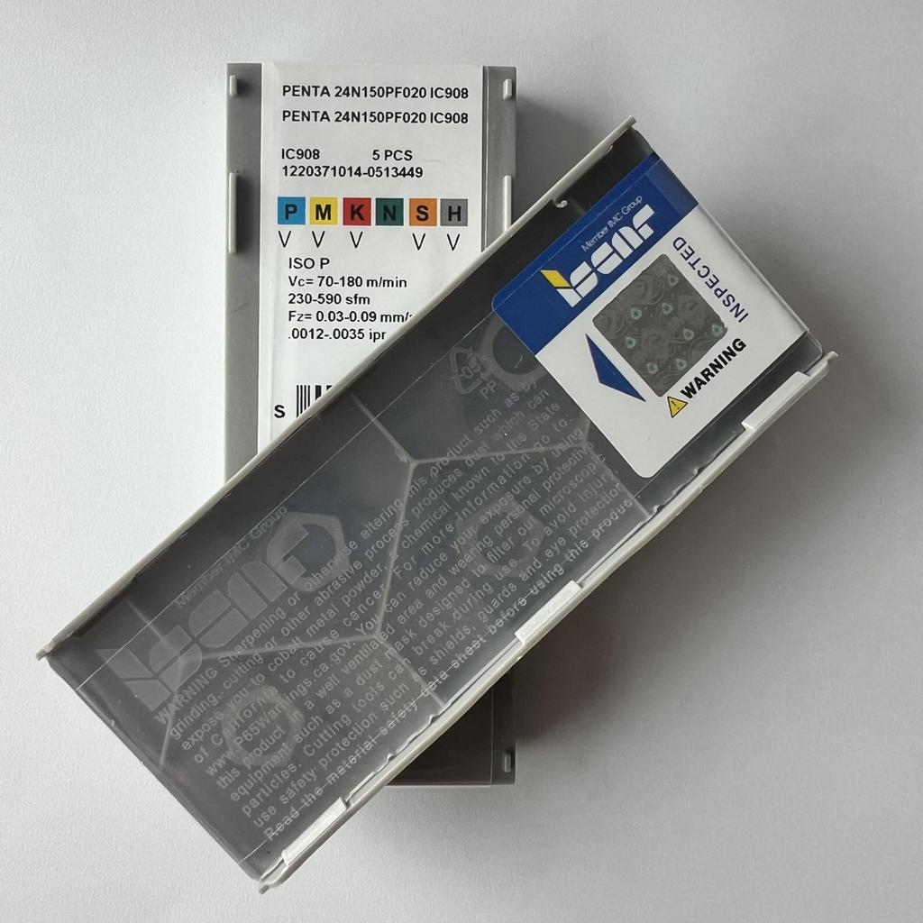ISCAR / PENTA24N150PF020 IC908 / Промышленные сменные твердосплавные пластины 5 шт.