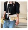 2024 New Color Block Women's Shoulder Bag Ins Fashion Plaid Scarf Crossbody Bag