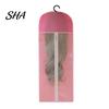 Wardrobe Wig Hanging Pouch Storage Bag with Hook, Breathable Non-woven Fabric Dust-proof Zippered Protector, Space Saving Portable Zipper Case