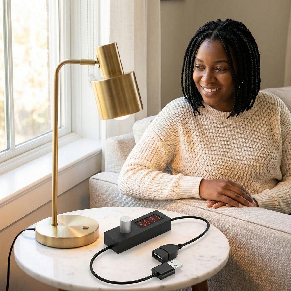 Digital Display Timer Switch Cable Efficient Automatic Shutdown Timer  Fish Tank