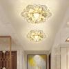Modern Crystal Petals LED Ceiling Light Aisle Hallway Corridor Stairway Kitchen Coffee Bar Indoor Lamp