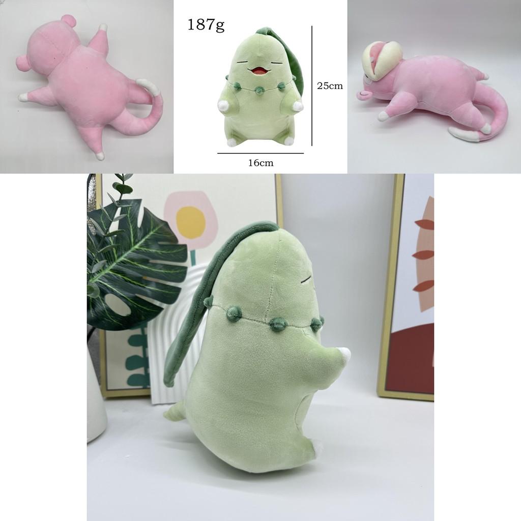 Плюшевые игрушки Pokemon Slowpoke Cubone Chikorita из серии Sleep с наполнителем из PP хлопка для детей и декора спальни