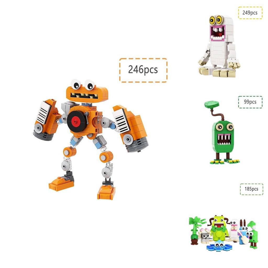 Epic Wubboox Building Blocks 296pcs Abs Small Particles Puzzle Toy For My Singing Monsters Fans