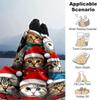 Christmas Cats Collection Blanket Soft Throw Blanket For Home Bedroom Bed Sofa Travel Office Solid Christmas Blanket