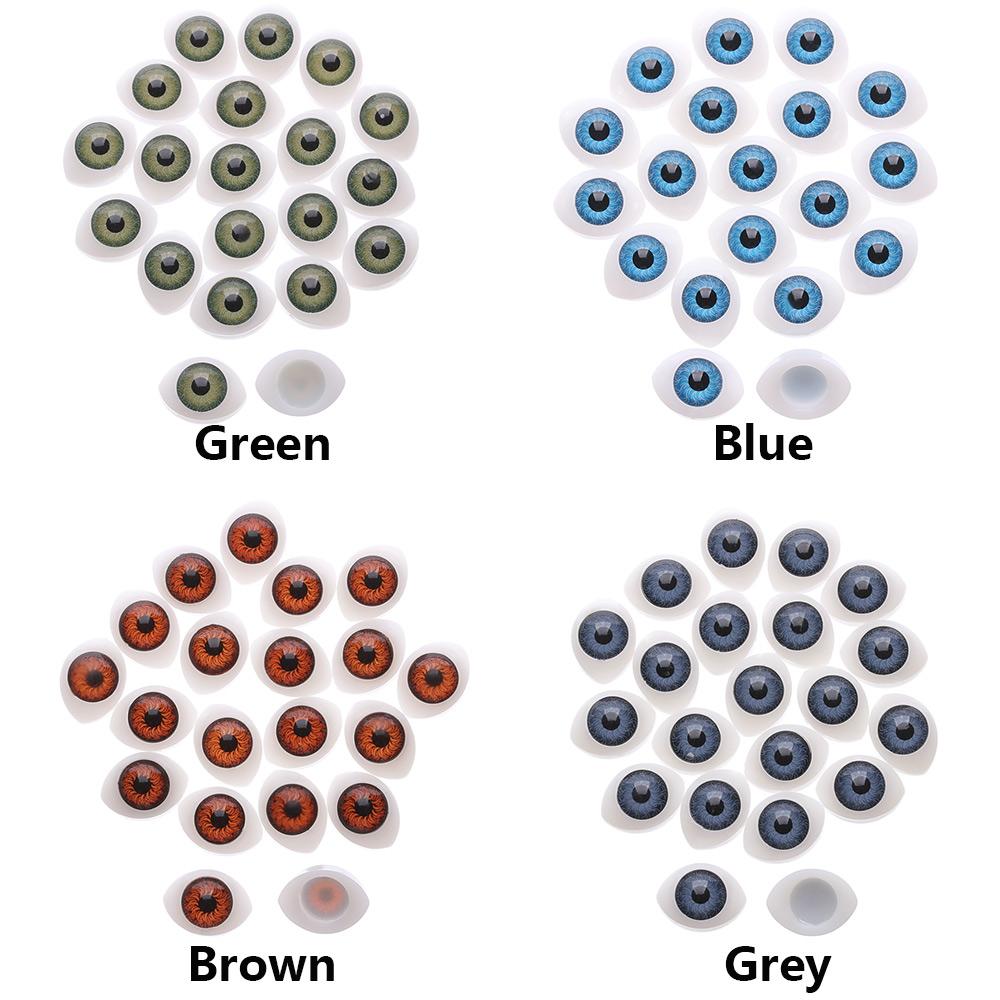 20 шт. 4 размера Смешные глаза динозавра для изготовления кукол, Безопасные глаза для кукол, Аксессуары для DIY-поделок