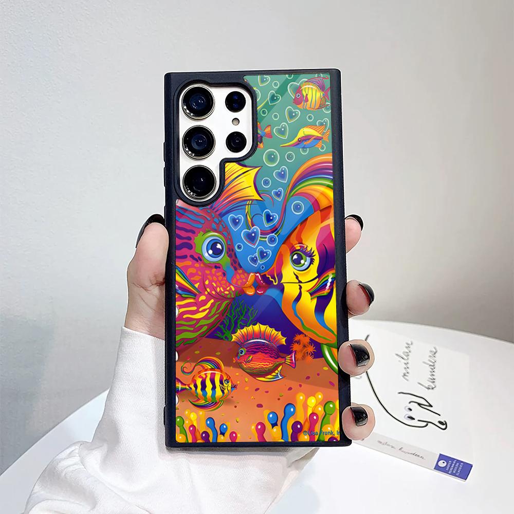 Lisa Frank Phone Case For Samsung Galaxy S26 S25 S24 S23 S22 S21 S20 FE Edge Pro Plus Ultra PC+TPU Cover