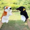 25cm Hand Puppet Flexibility Parent-child Interaction Funny Cute Fox Crow Mini Doll Props Kids Toy Gift