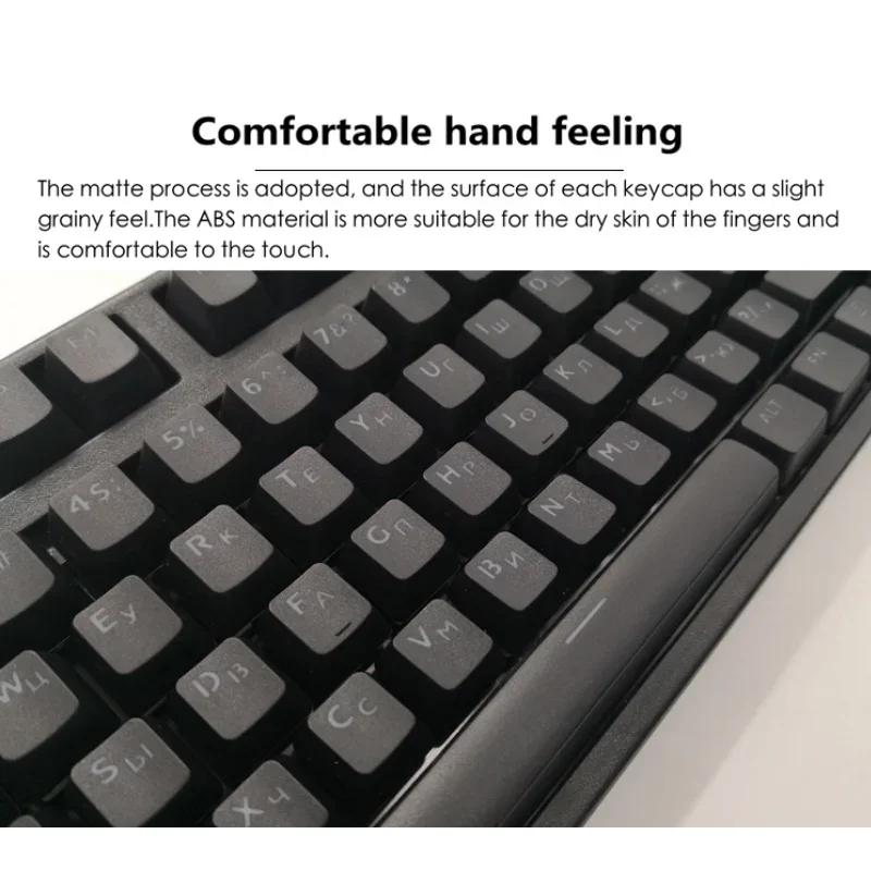 Xiaomi 104 Keys Russian Korean Backlit Keycaps For Mechanical Gaming Keyboard Cherry MX Switch OEM Profile ABS Keycap Gamer Custom DIY