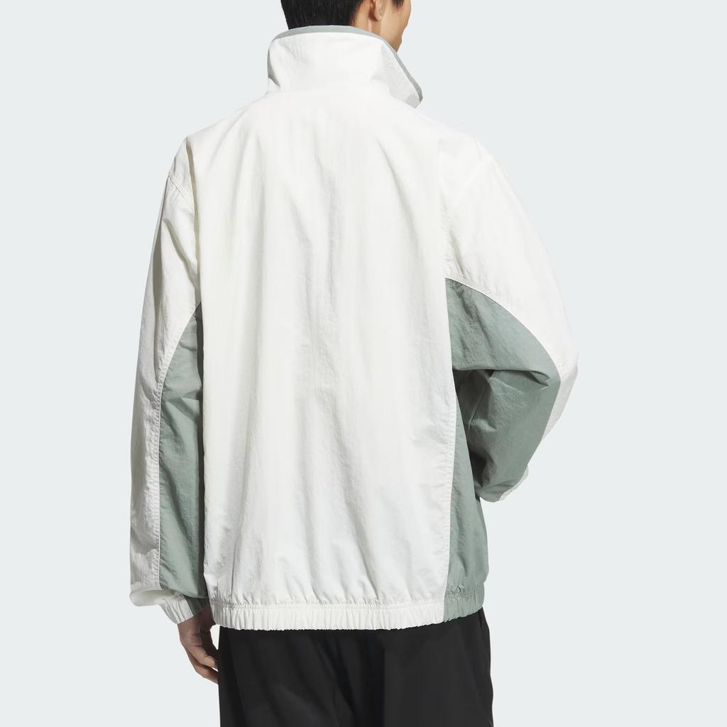 adidas Спортивная повседневная куртка с длинным рукавом и цветным блоком, мужские куртки Han-Jade-White KC3922