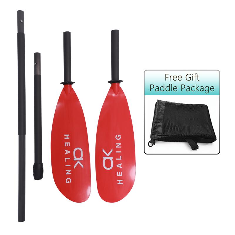 Portable 4 in 1 Kayak Paddle Rowing Oars Stable Connection Strong Lock Fiberglass Shaft Kayak Paddles