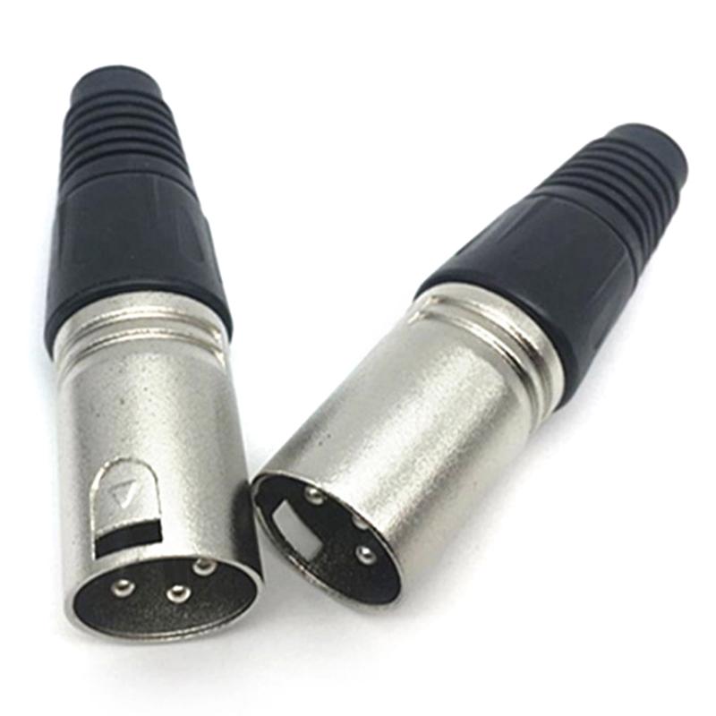 1Pcs Canon Plug Socket Male/Female Microphone Audio Xlr Connector 3P/4P/5P Contacts