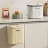 Kitchen Trash Can Wall Mounted Hanging Trash Bin With Lid Garbage Can for Cabinet Under Sink Waste Garbage Bin 8.5/12L