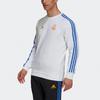 Adidas Толстовка для тренировок по футболу Real Madrid, мужские топы, белая GR4341
