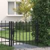 BOXTEL Door and Garden Gate with Spear Tip 100 x 75 cm