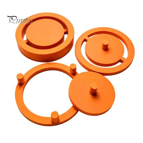 Pottery Molding Tool 1 Set Foot Ring Tools, Clay Base Maker, Aligned Template, Even Press for Bowls And Mugs, Studios, Beginners Ceramic Art
