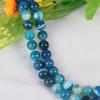 10mm Round Blue Agates Onyx Loose Beads Natural Stone Accessories Parts DIY Hand Made Women Girls for Jewelry Making Design