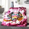 Customiz Name Personality One Piece Chopper Blanket Soft &Warm Sofa Office Bed Travel Lunch Break Blanket, Gift Suitable All Seasons