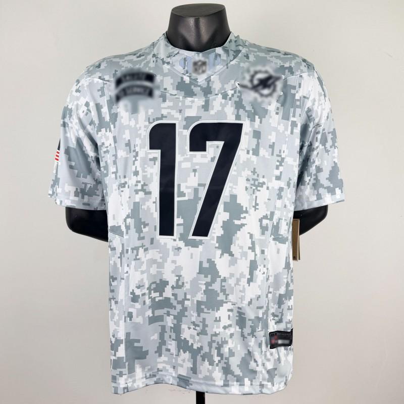 Mens American Football Jersey 3rd Gen Camo Embroidered Top Fans