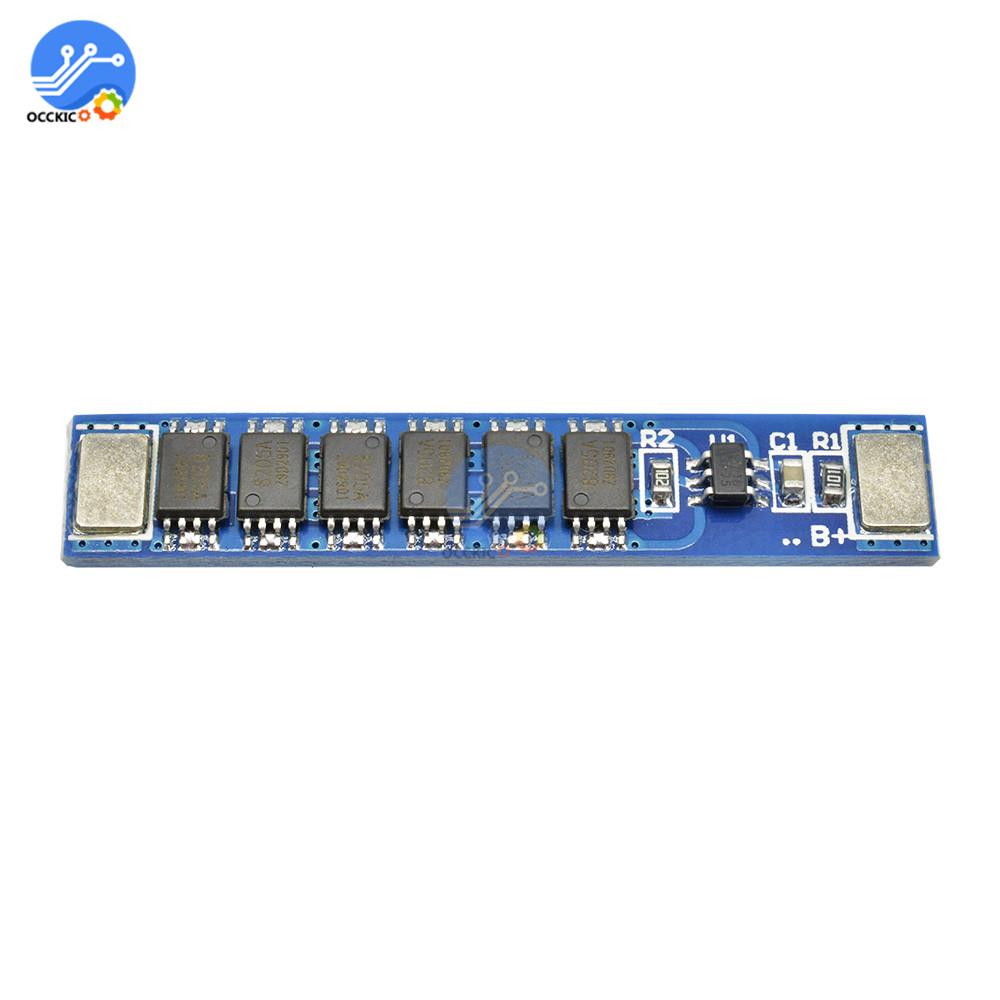 Плата защиты заряда литиевой батареи BMS 1S 5A 10A 15A 3.7V 18650 3MOS 4MOS 6MOS PCM Защита от перезаряда для аккумулятора 18650