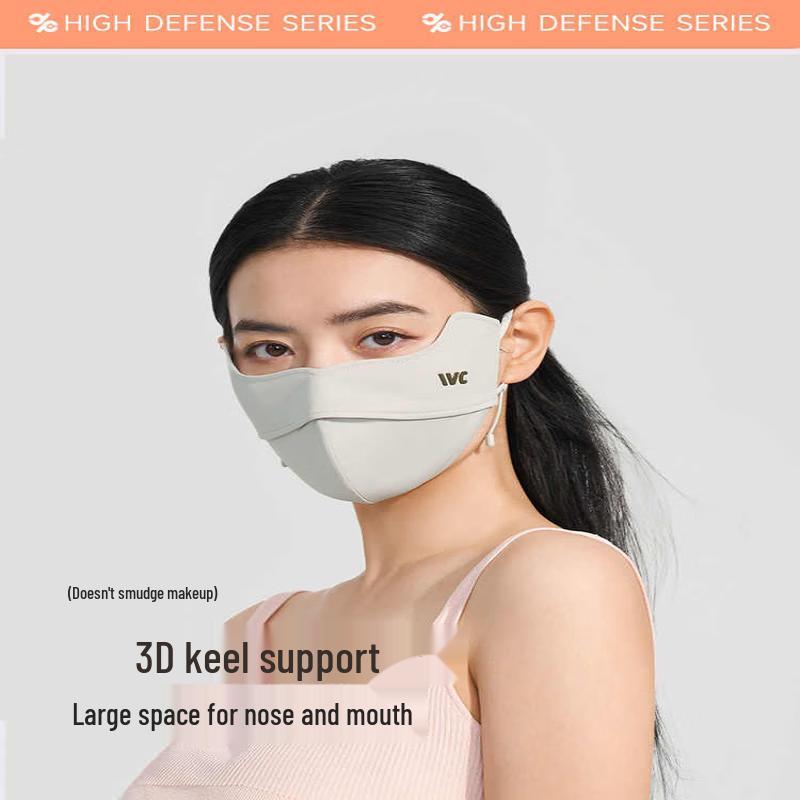 VVC Женская 3D дышащая маска для лица с защитой от УФ-излучения