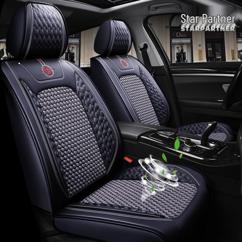 XDD Premium 9D Ice Silk Car Seat Cushion - All-Season Full Coverage Seat Cover