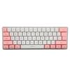 Игровая клавиатура USB 61 клавиша Контрастная цветная подсветка RGB Разделение клавиш Механическая проводная клавиатура
