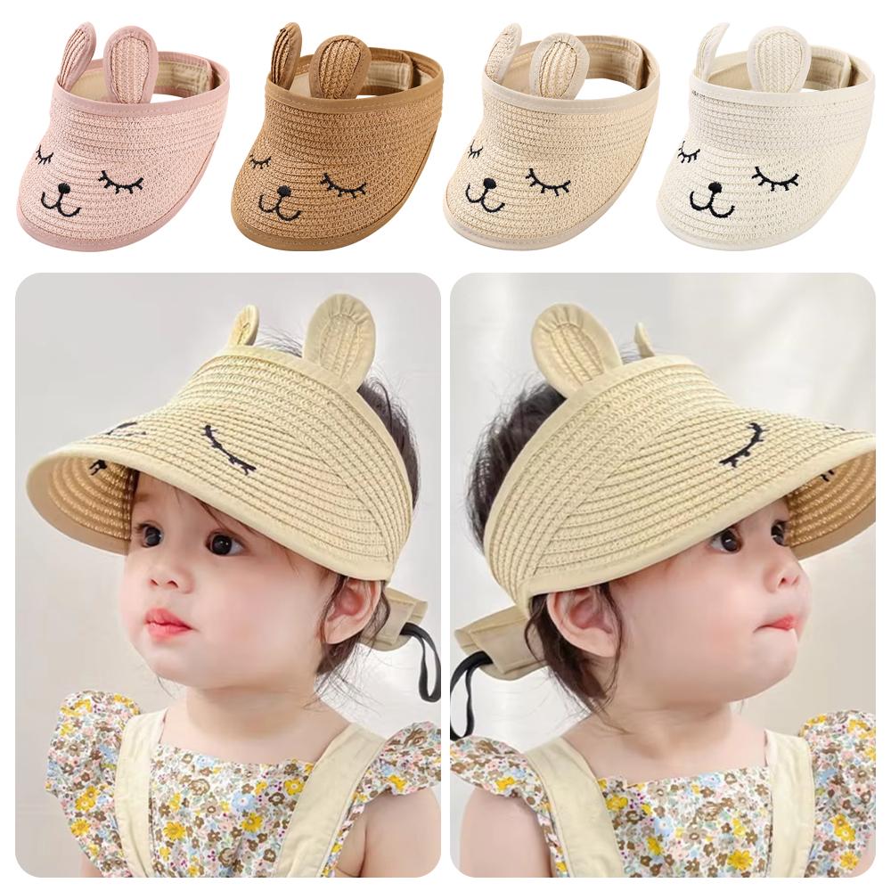 Bear Ears Kids Empty Top Hat Sun Shading Baby Sun Hat New Baby Hats Boys & Girls