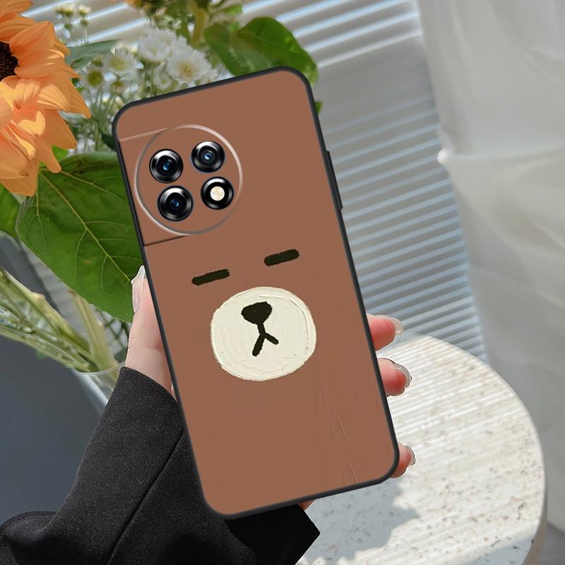 Забавный чехол с выражением лица для OnePlus Nord 5 CE 2 3 4 Lite N20 N30 OnePlus 13T 13R 15 13 12 11 10 10T 8T 15R