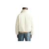 Zara Solid Color Stand Collar Comfortable Versatile Long Sleeve Cotton Jacket Men Jackets White 8281410-712