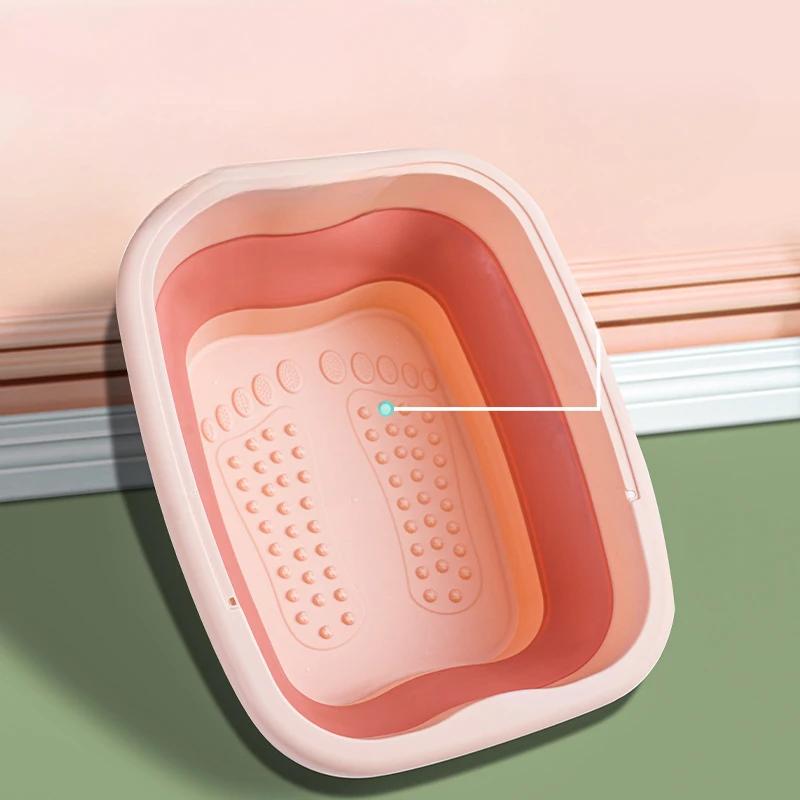 Складная ванночка для ног, ведро для замачивания, складная ванна, ведро для спа-ванны для ног, бытовая ванна-сауна, педикюр