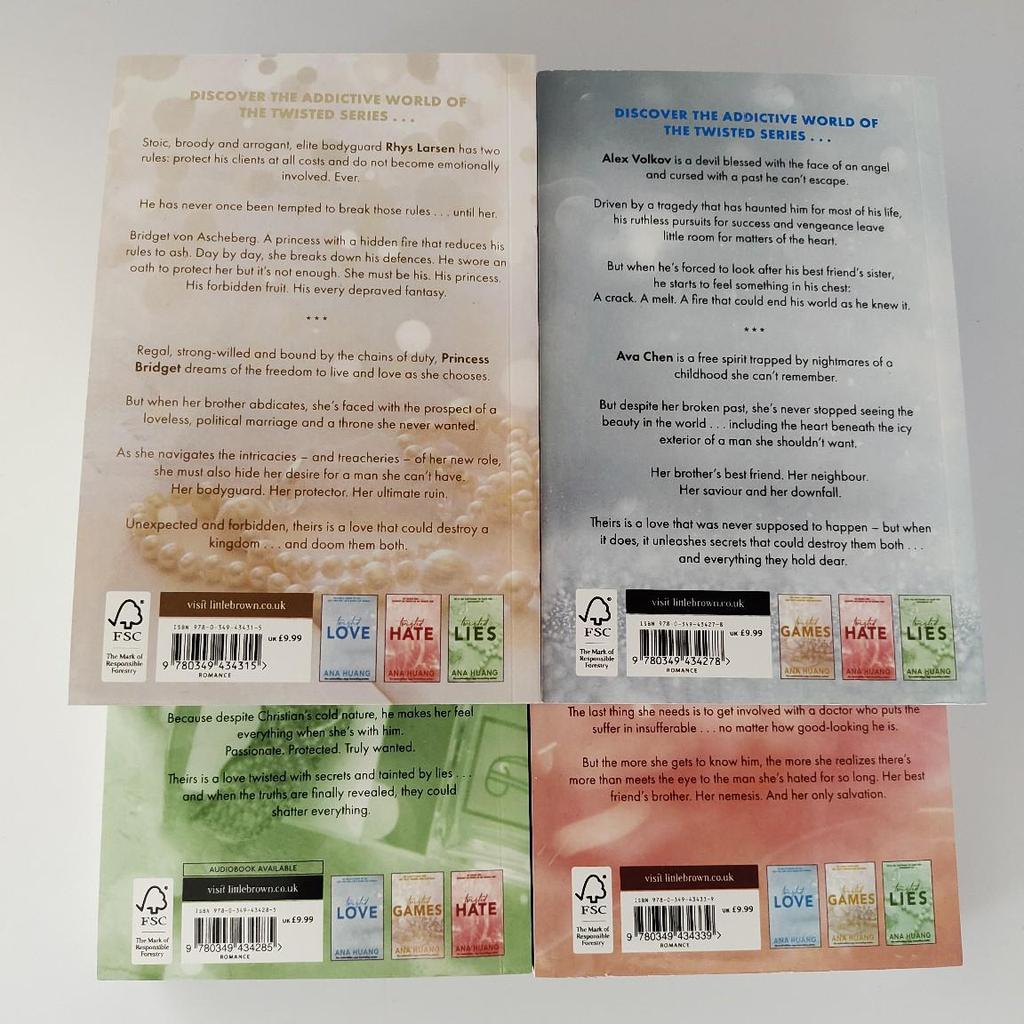 Серия «Искажённые»: Любовь, Ложь, Игра, Ненависть - Набор из 4 книг