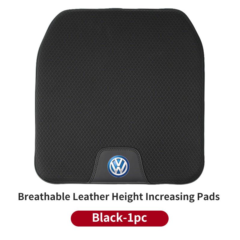 CUP1 Car Breathable Ice-Silk Booster Height Increasing Seat Cushion Auto Interior For VW Jetta Beetle Golf Tiguan Sharan Touran