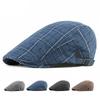 Кепки газетчика для мужчин, британский винтажный берет, мужская клетчатая шляпа вперед, летние береты, шляпы художников в стиле Гэтсби, Gorro Hombre Boina