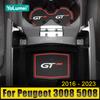 Для Peugeot 3008 5008 GT 2016 2017 2018 2019 2020 2021 2022 Гибридный автомобиль Противоскользящий коврик для дверного проема Аксессуары