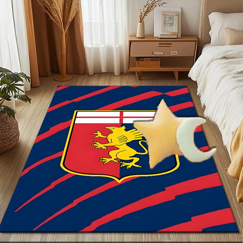 Shield With Griffin Cross Rug for Living Room, Game Rooms, Office, Bedroom, Office Floor Mat Playful Design, fan gifts Christmas decor