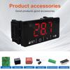 LCD Touch Screen Temperature Controller Microcomputer Thermostat Switch with NTC Sensor for Heating Cooling Defrosting 220V